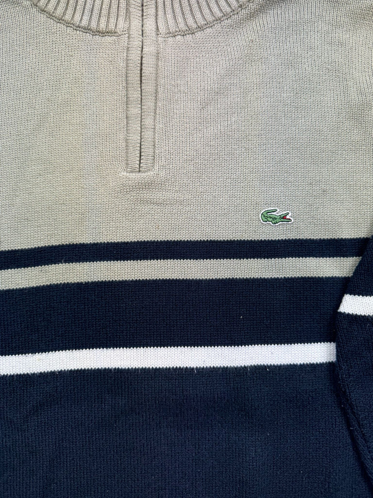 vintage Lacoste quarterzip {L}