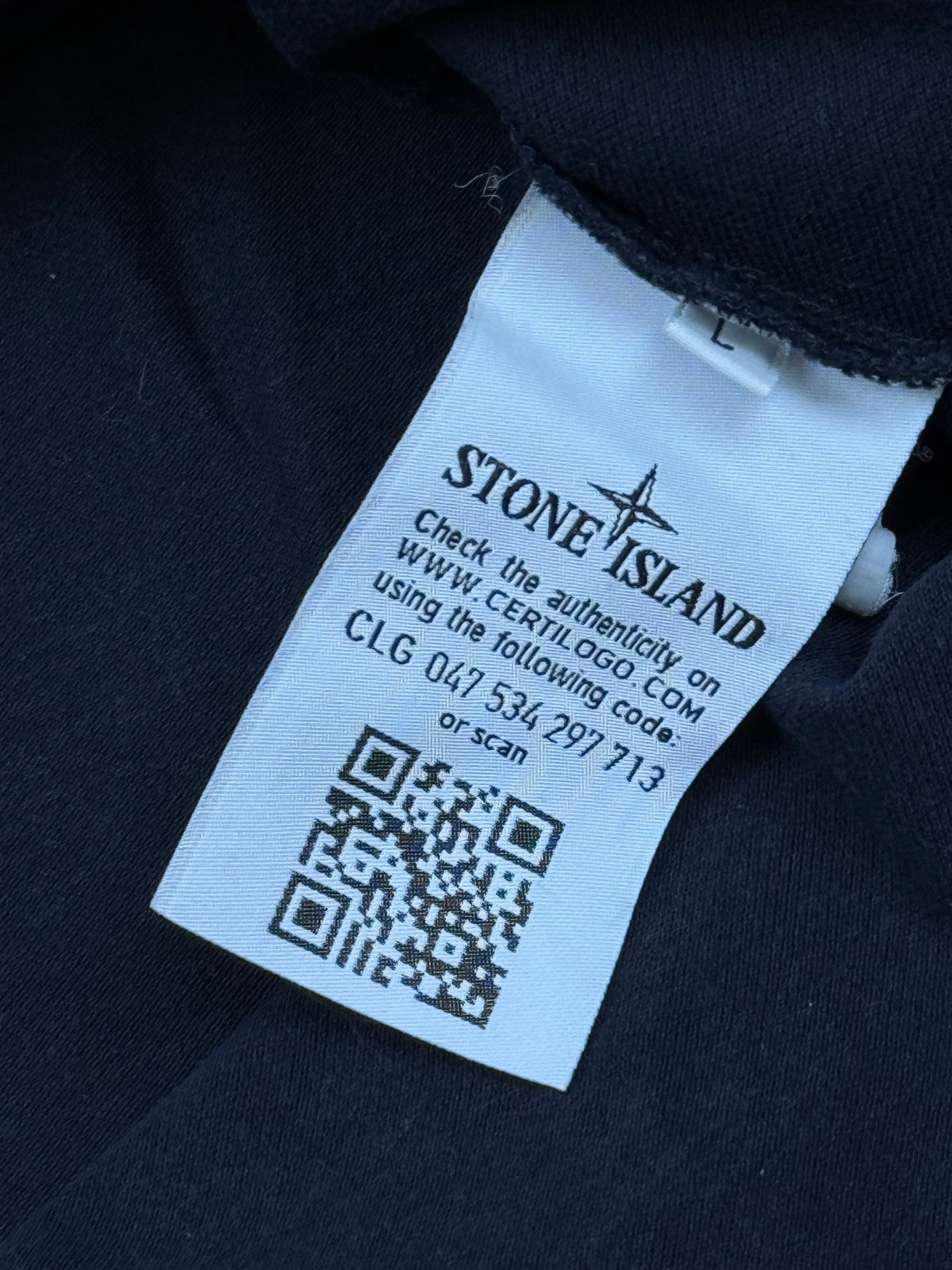 vintage Stone Island polo {L}