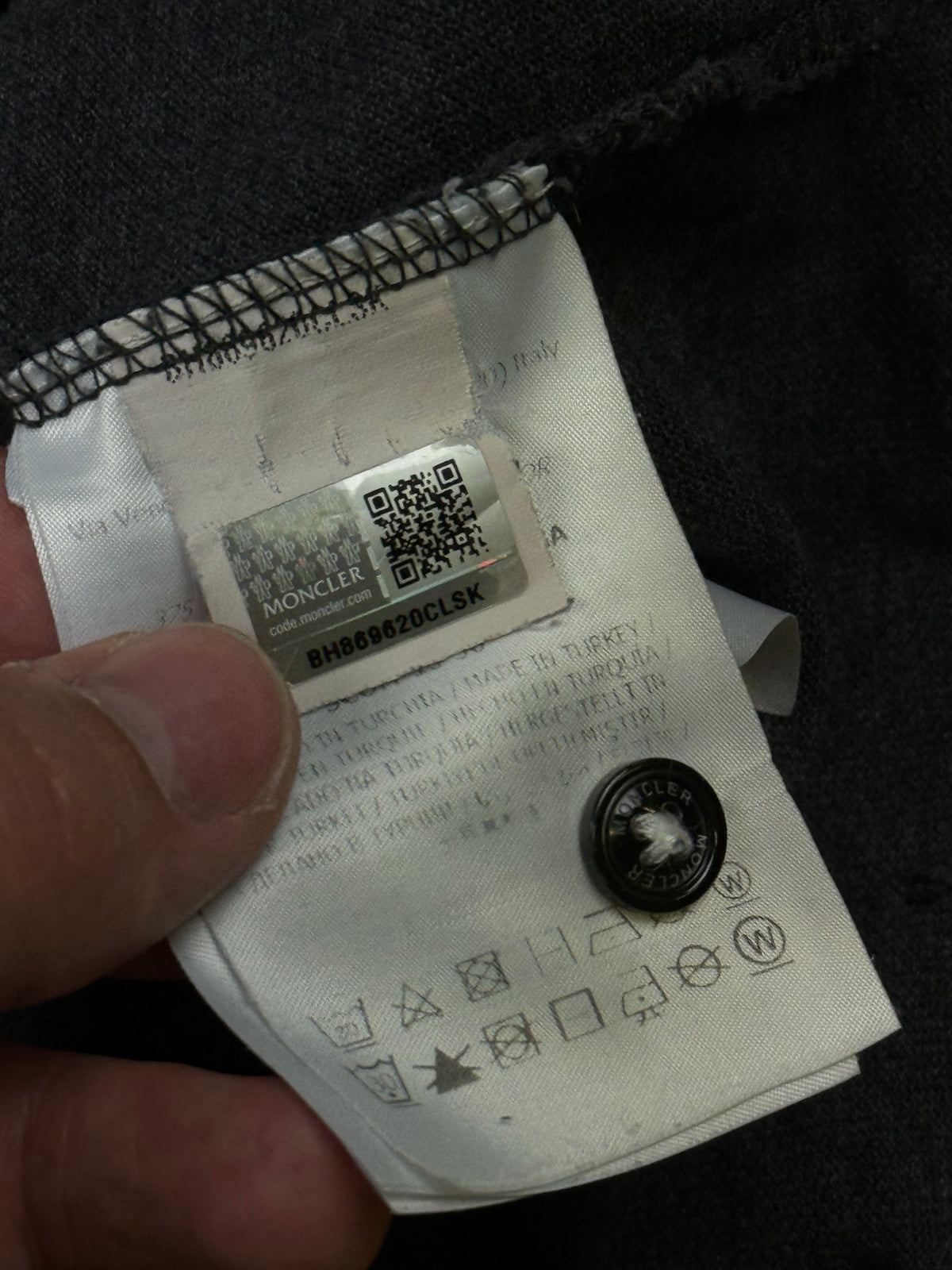 vintage Moncler polo long {XL}