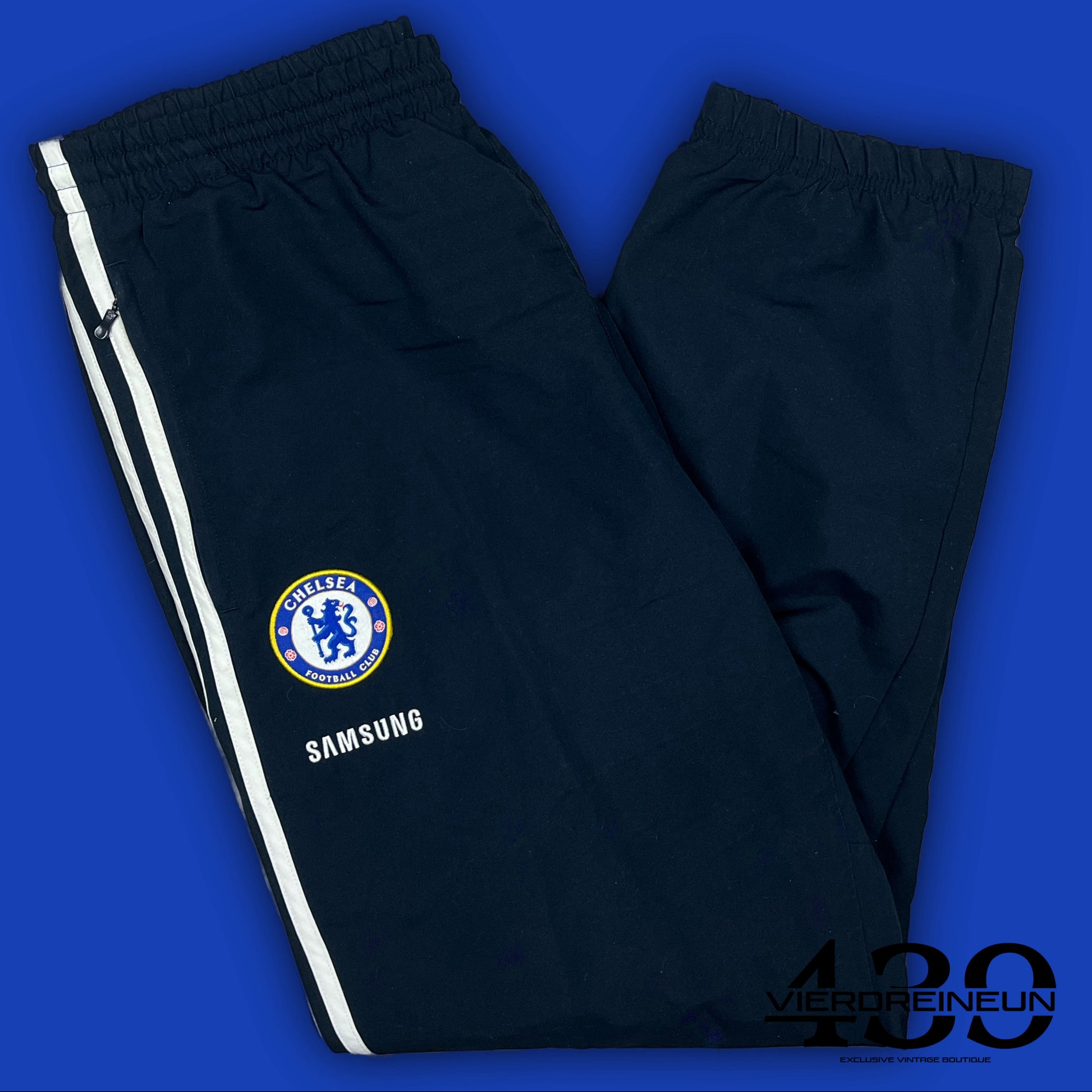 vintage Adidas Fc Chelsea trackpants {L}