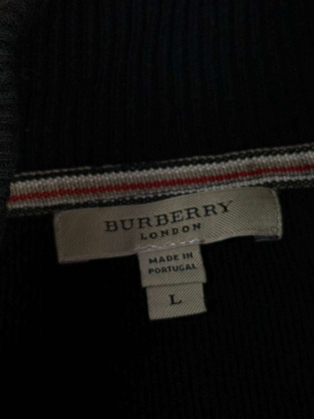 vintage Burberry sweatjacket {L}
