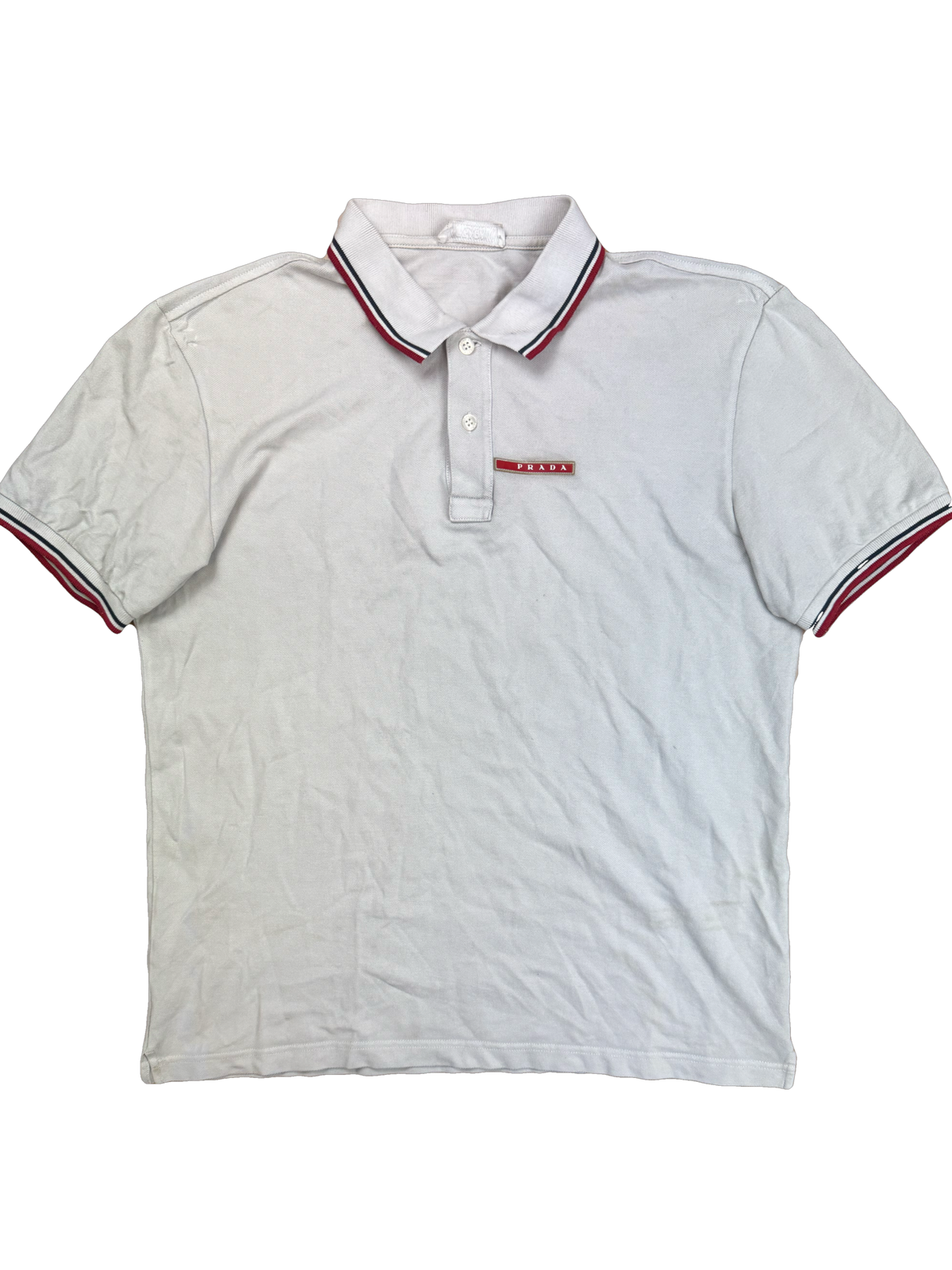white Prada polo {L}