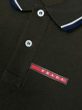 Load image into Gallery viewer, vintage khaki Prada polo {XL}
