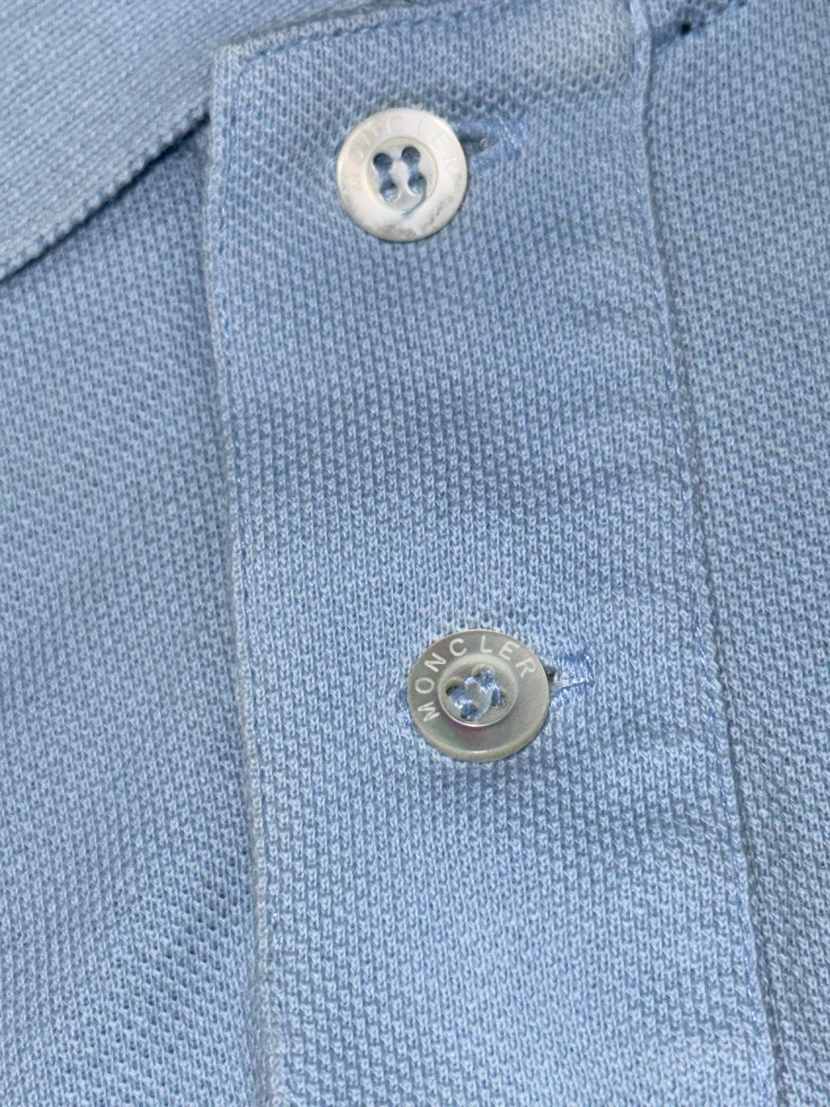 vintage babyblue Moncler polo {L}