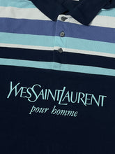 Load image into Gallery viewer, vintage YSL Yves Saint Laurent spell out polo {L}
