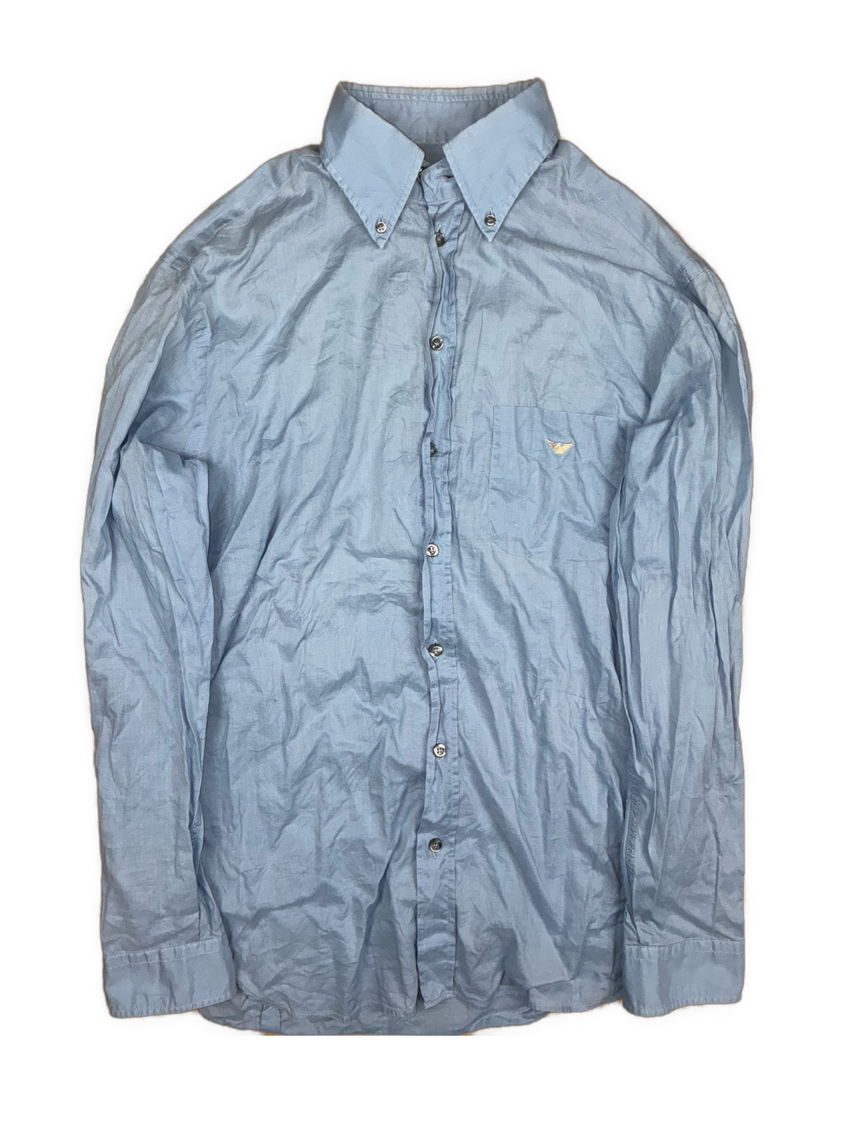 vintage babyblue Emporio Armani shirt {L}