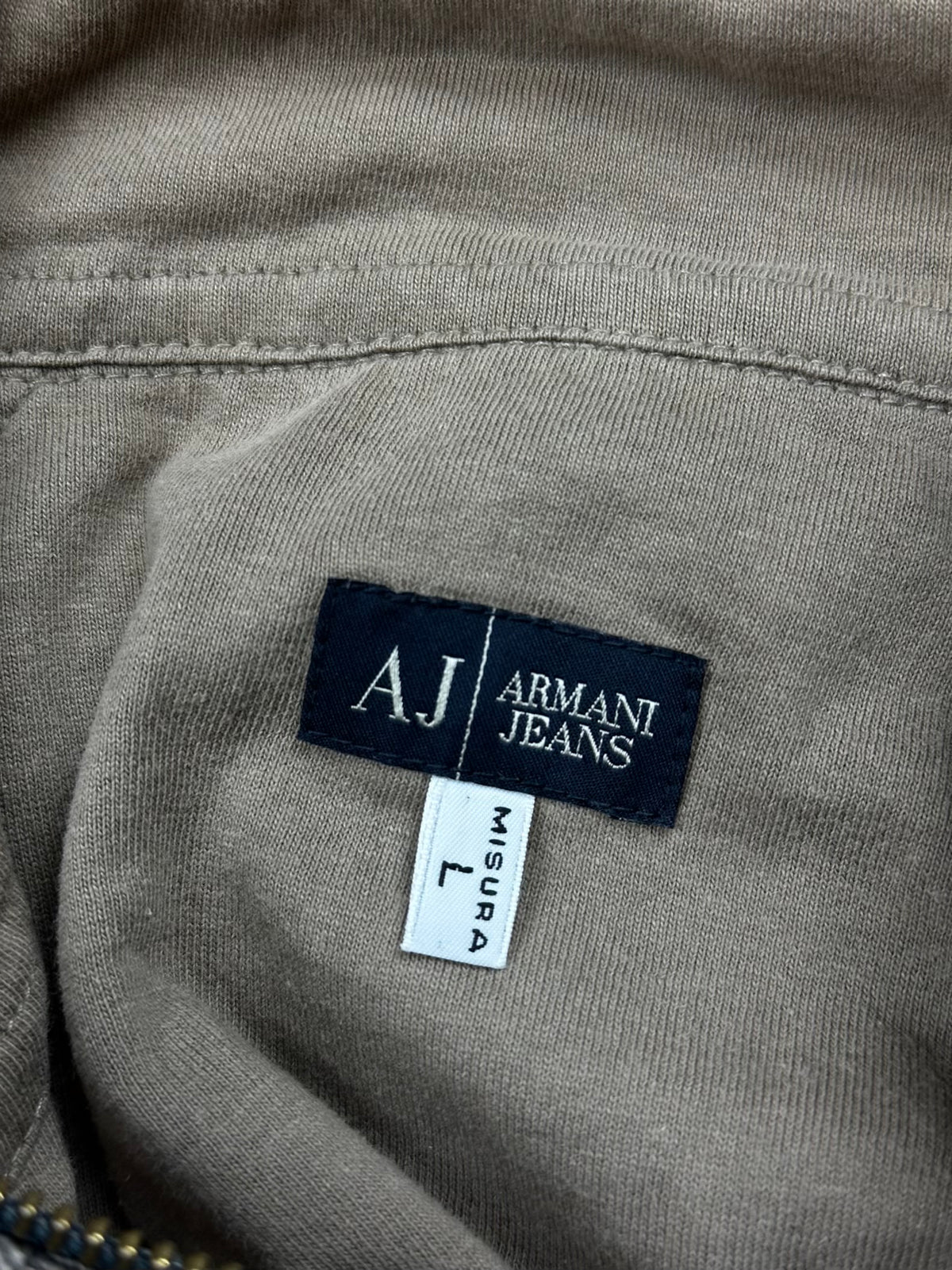 vintage Armani Jeans sweatjacket {L}