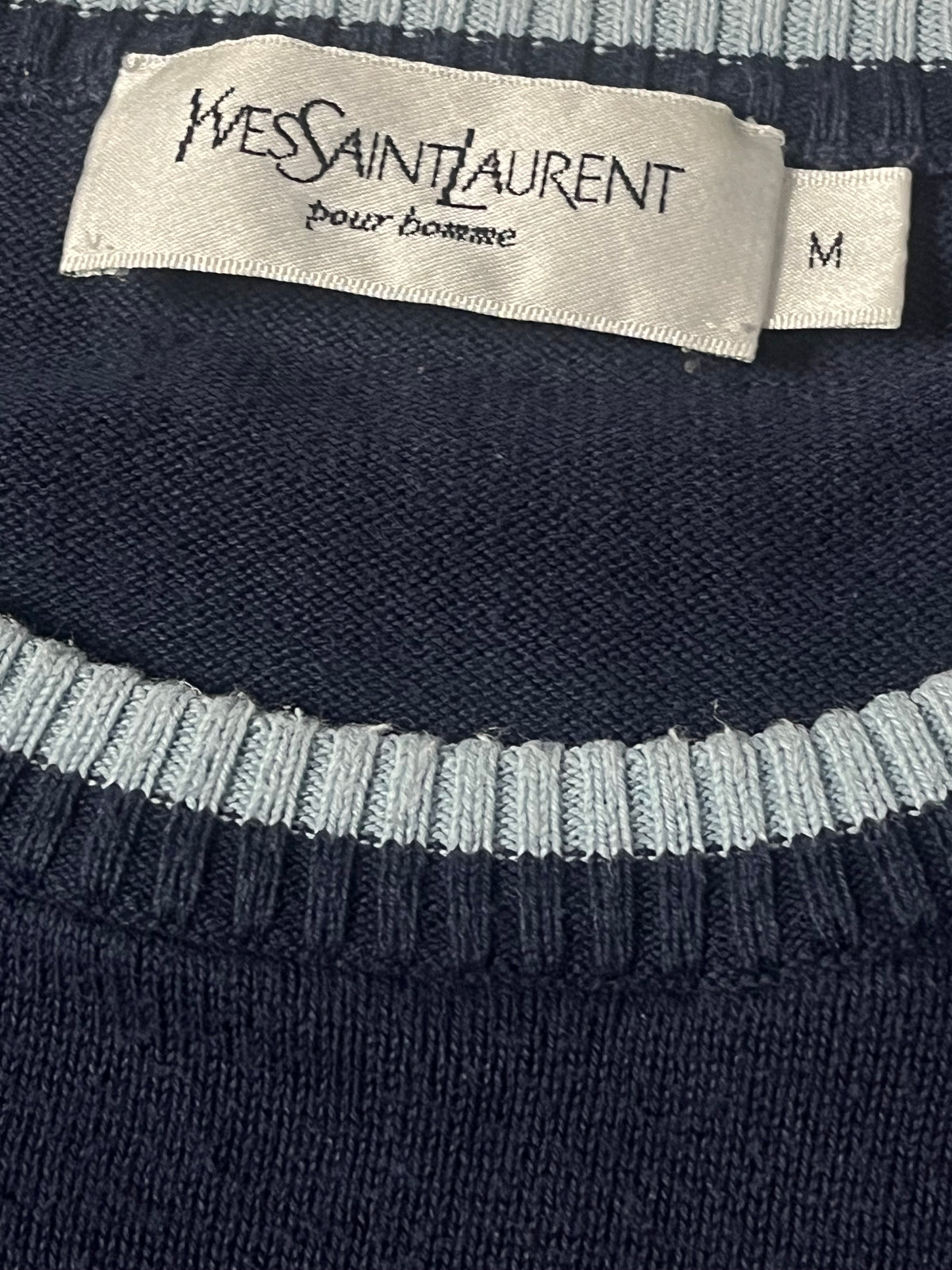 vintage Yves Saint Laurent knittedsweater {M}