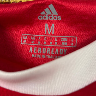 red Adidas Manchester United 2021-2022 home jersey DSWT {M}