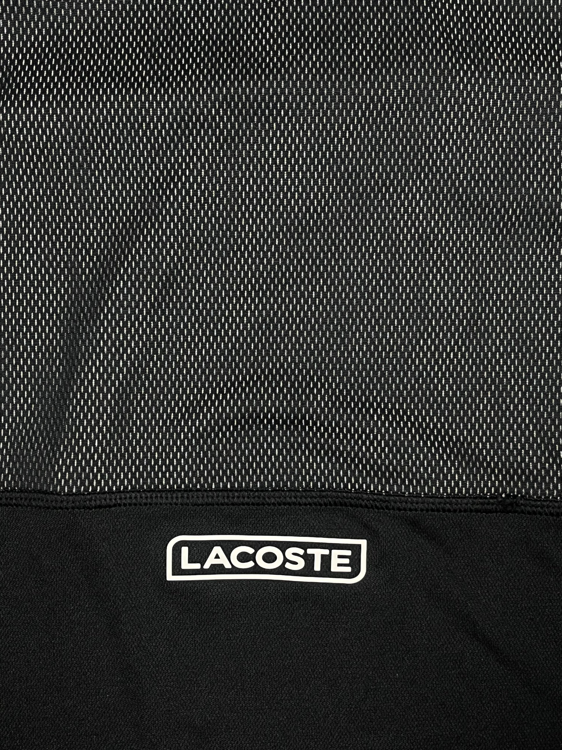 black Lacoste Nova Djokovic jersey {XL}