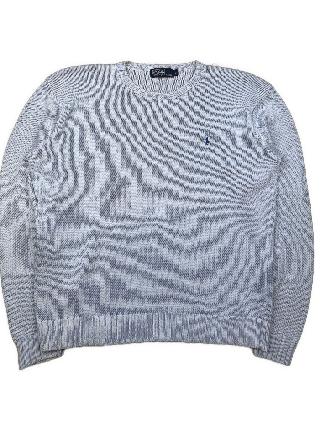 vintage babyblue Polo Ralph Lauren knittedsweater {XL}