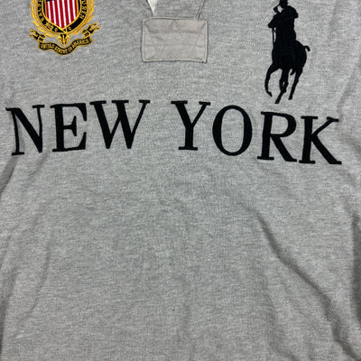 vintage Polo Ralph Lauren NEW YORK polo {M}