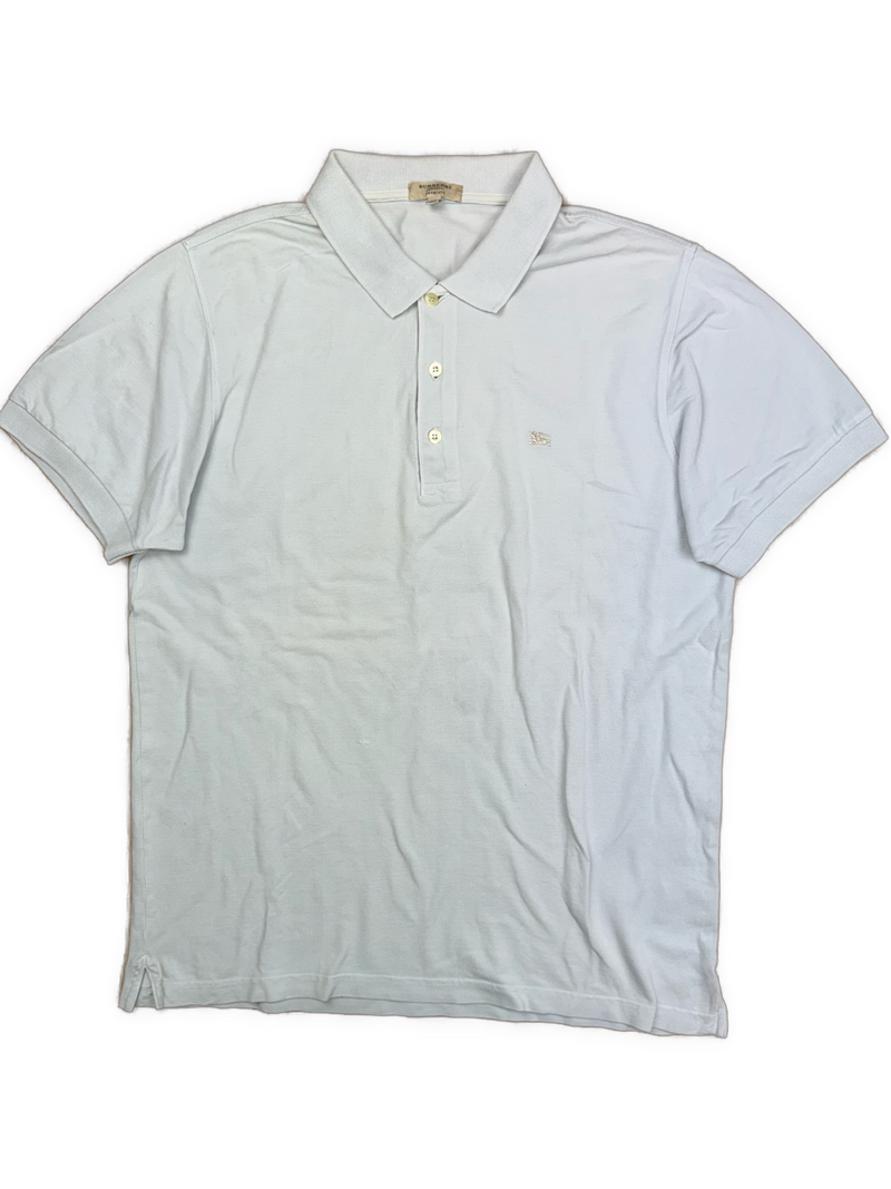 vintage babyblue Burberry polo {XL}