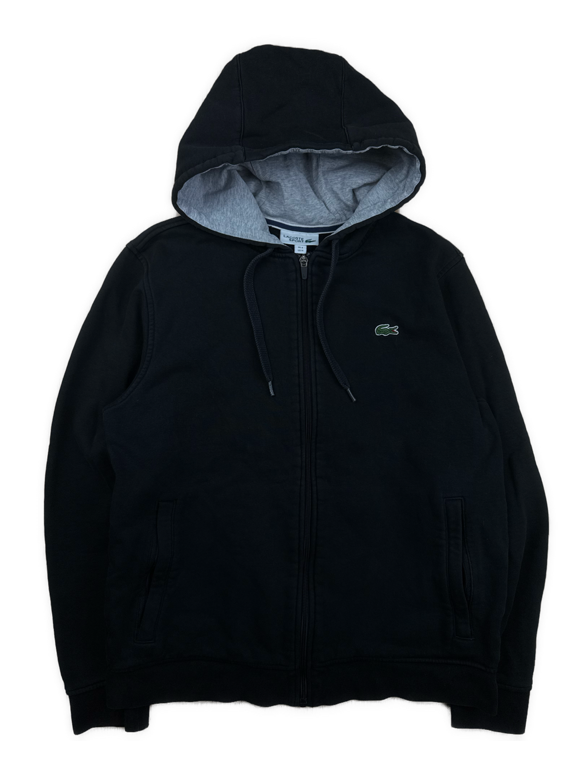 black Lacoste sweatjacket {M}