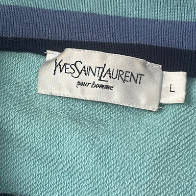 vintage YSL Yves Saint Laurent sweatjacket {L}
