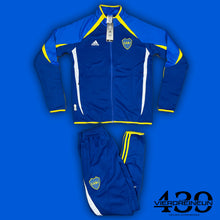 Lade das Bild in den Galerie-Viewer, blue Adidas Boca Juniors tracksuit DSWT {M}
