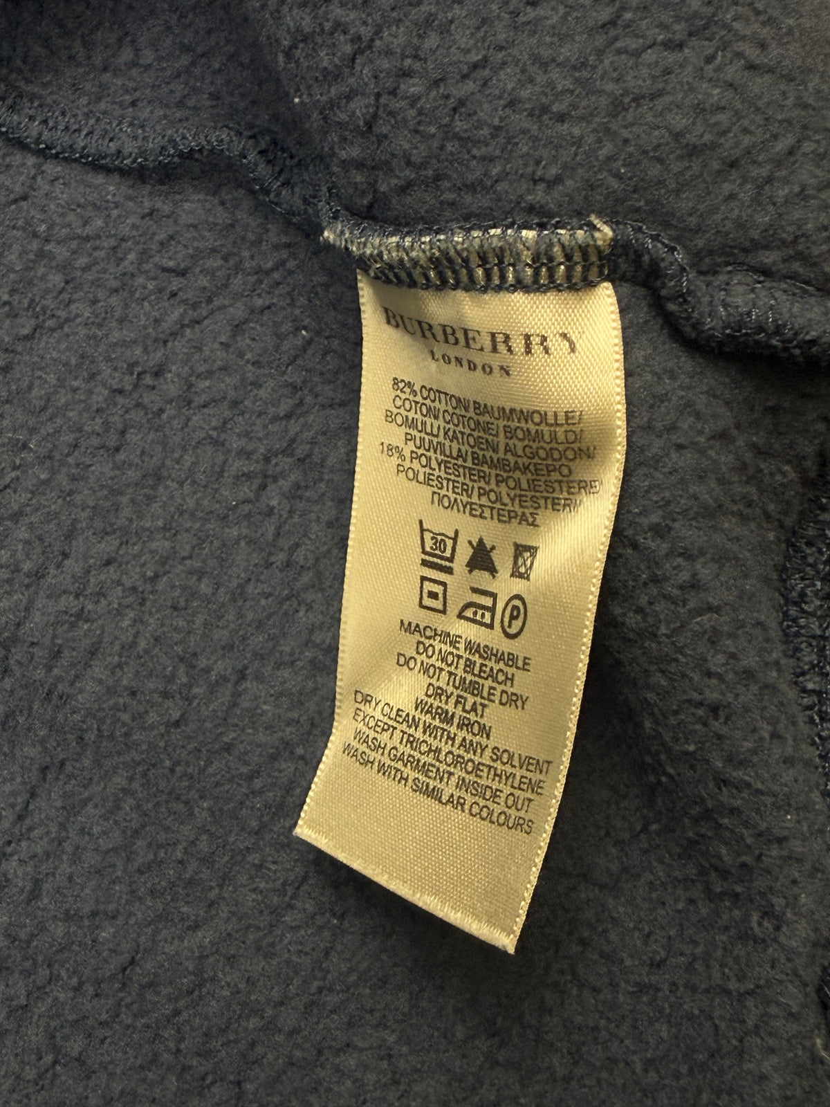 vintage Burberry sweatjacket {S}