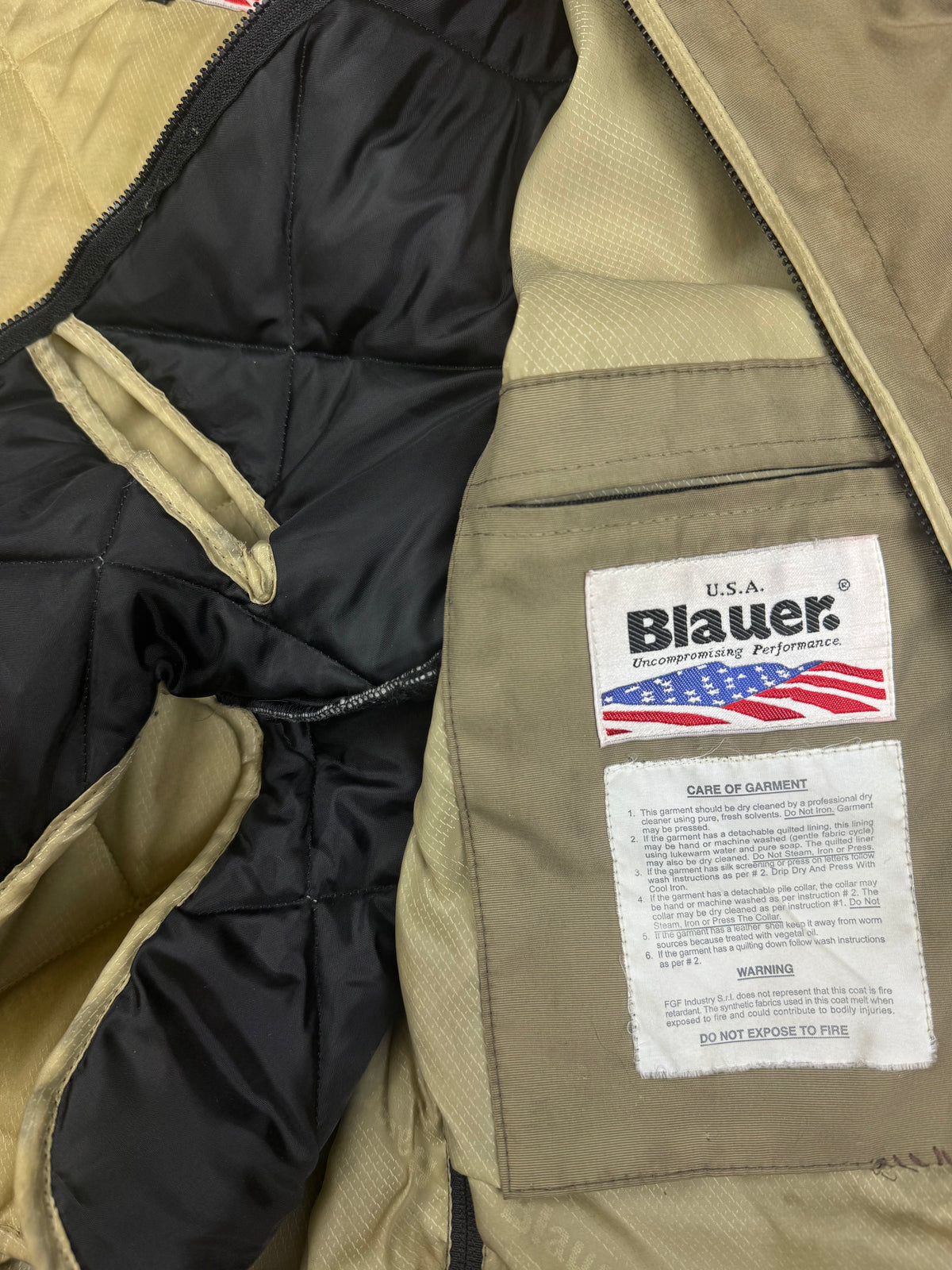vintage Blauer winterjacket {XL}