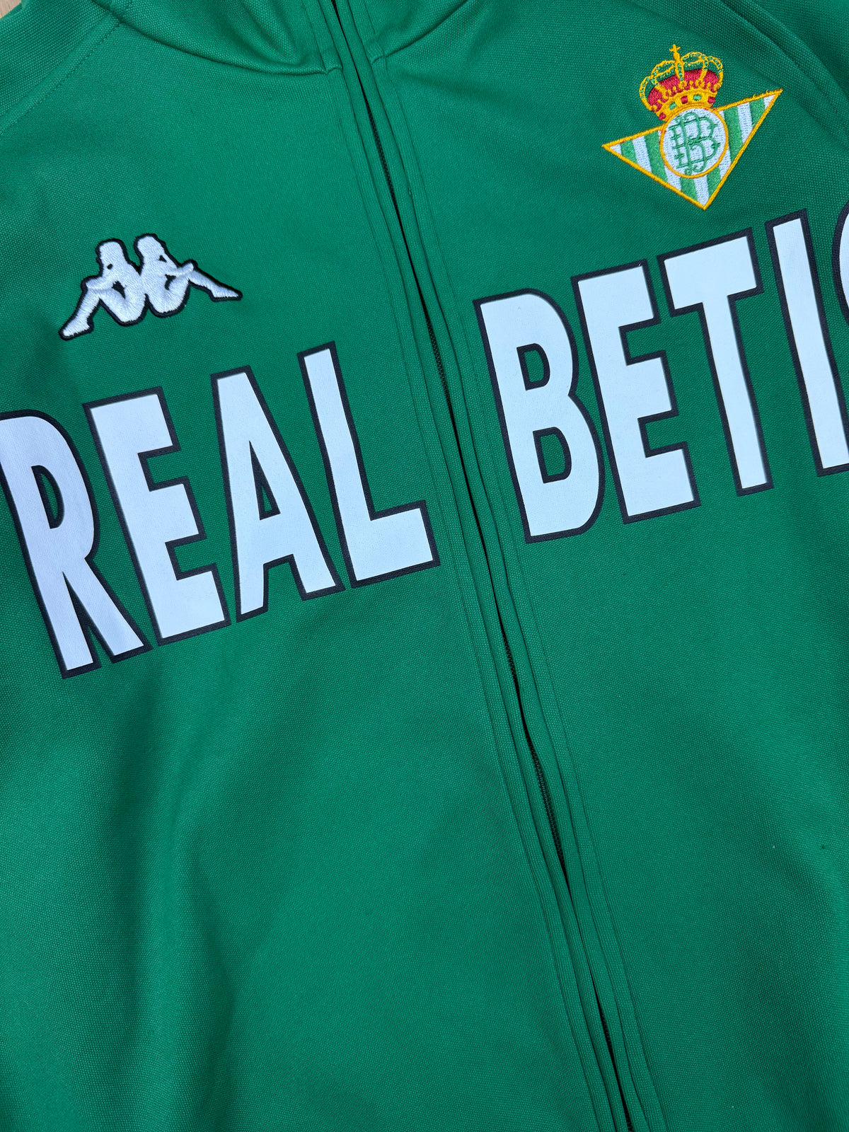 vintage Kappa Real Betis trackjacket {L}