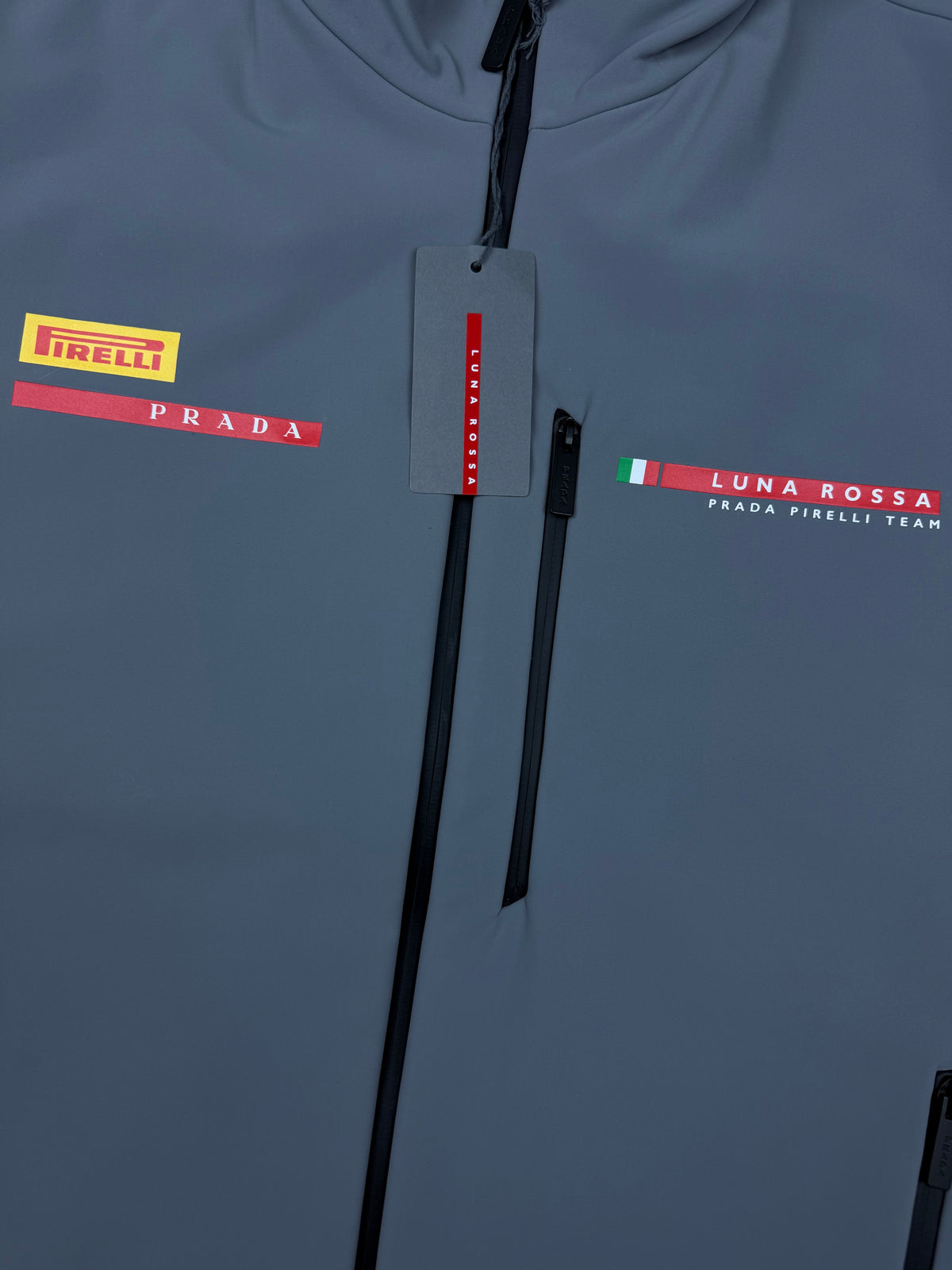 grey Prada Luna Rossa vest DSWT {L}