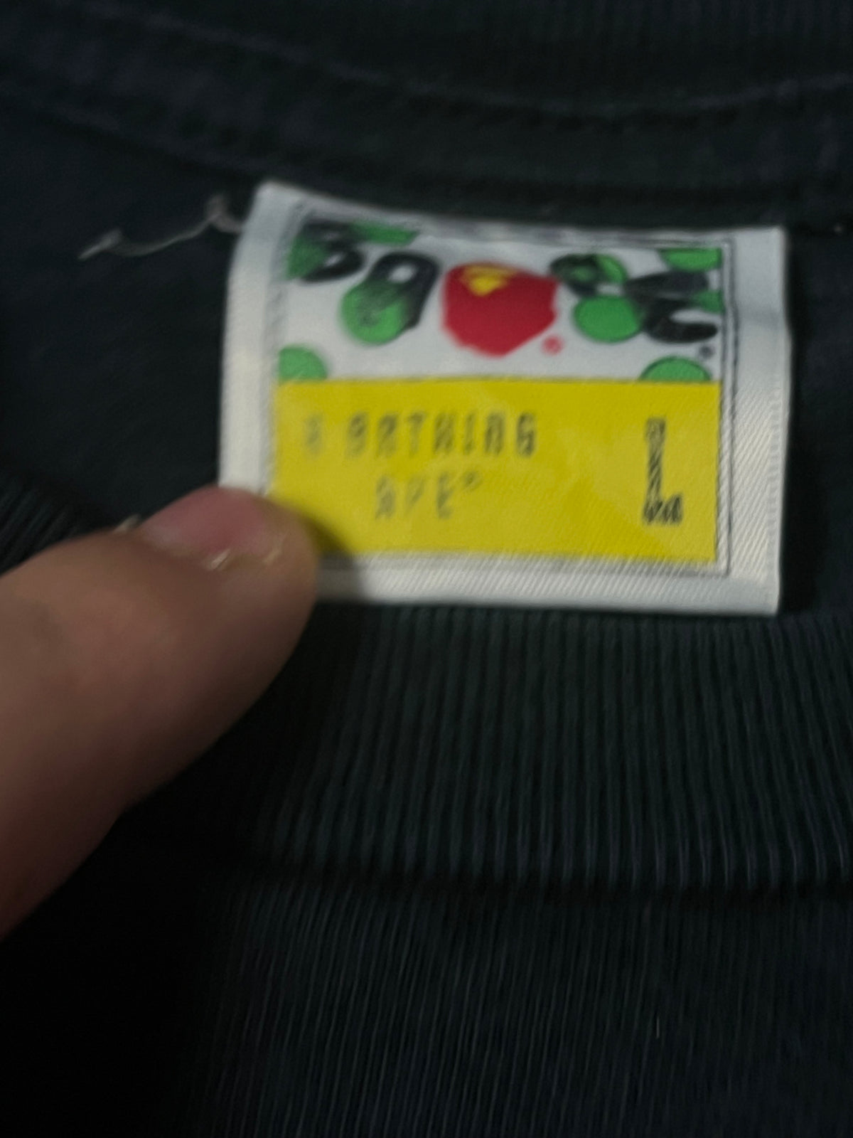 vintage BAPE a bathing ape t-shirt {L}
