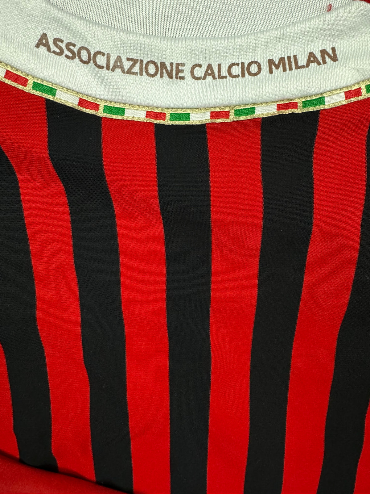 vintage Adidas Ac Milan home jersey {XS}