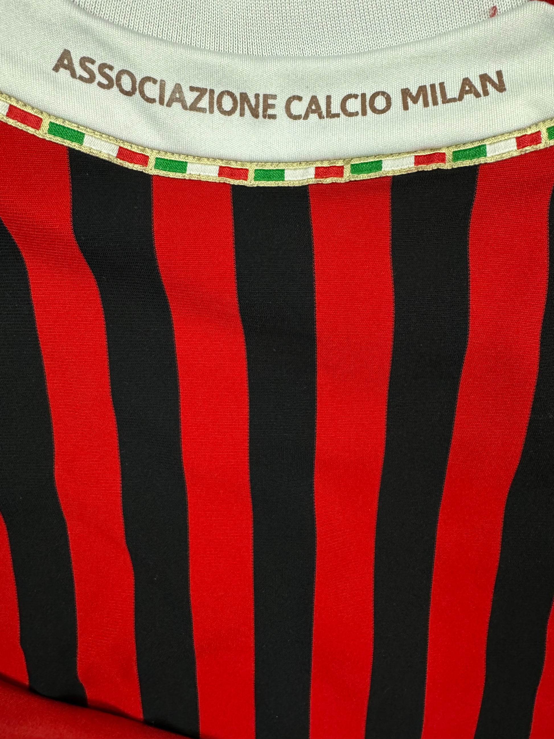 vintage Adidas Ac Milan home jersey {XS}