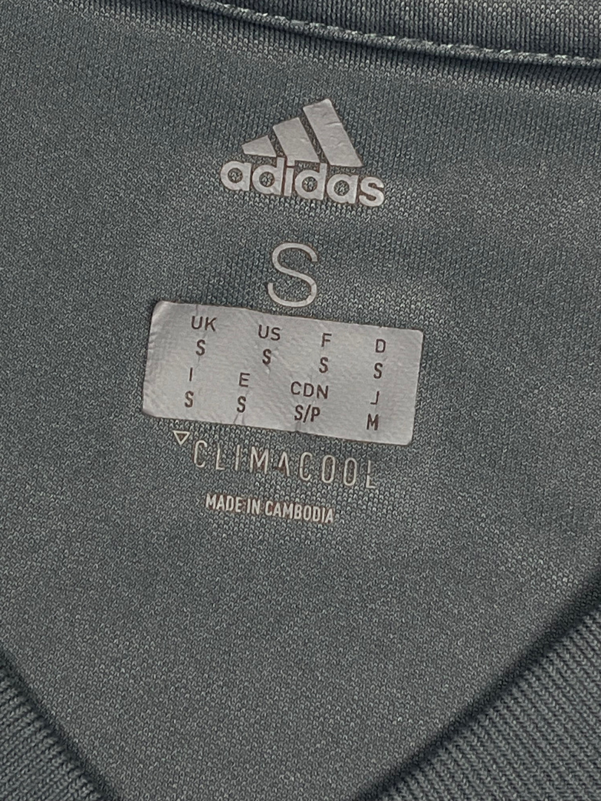 grey Adidas Manchester United jersey {S}