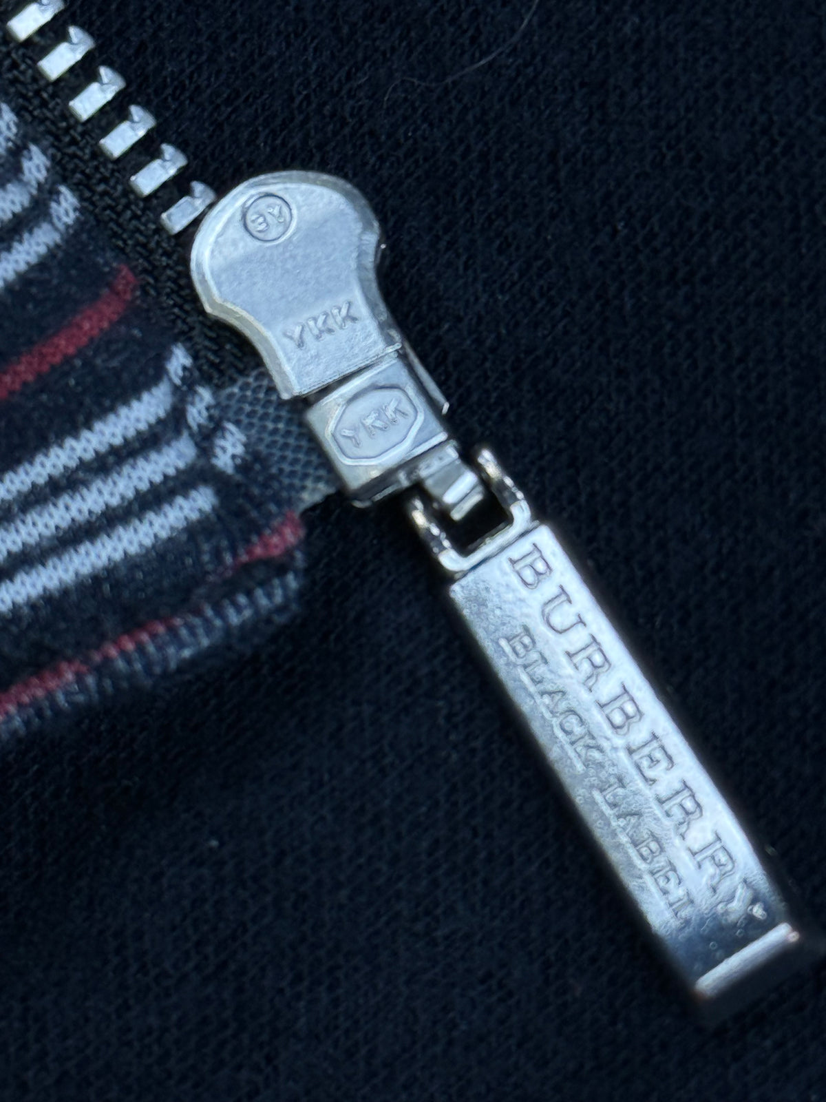 vintage Burberry Black Label sweatjacket {S}