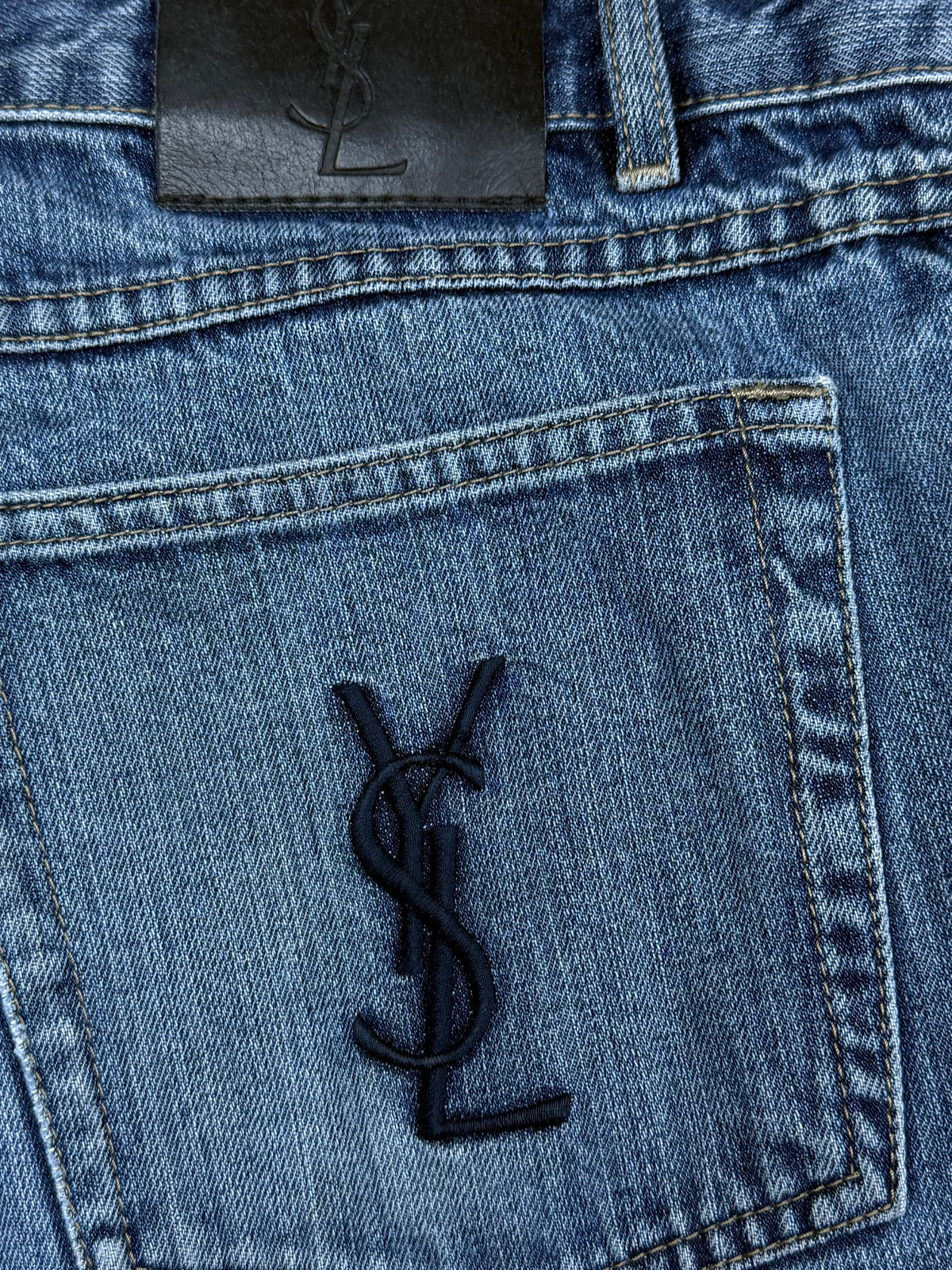 vintage YSL Yves Saint Laurent jeans {L}