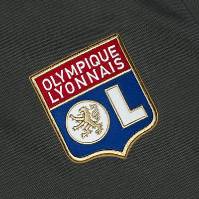grey Adidas Olympique Lyon polo {S}
