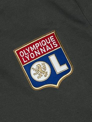 grey Adidas Olympique Lyon polo {S}