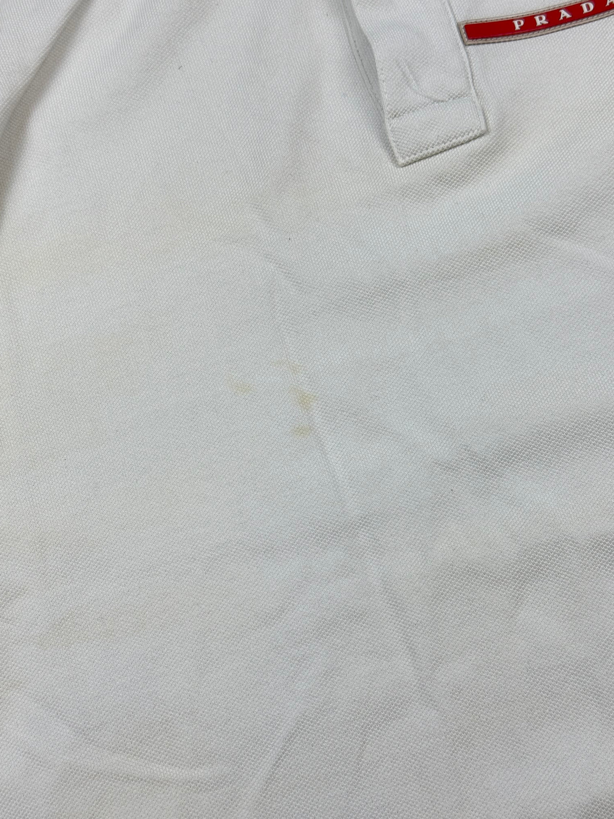 white Prada polo