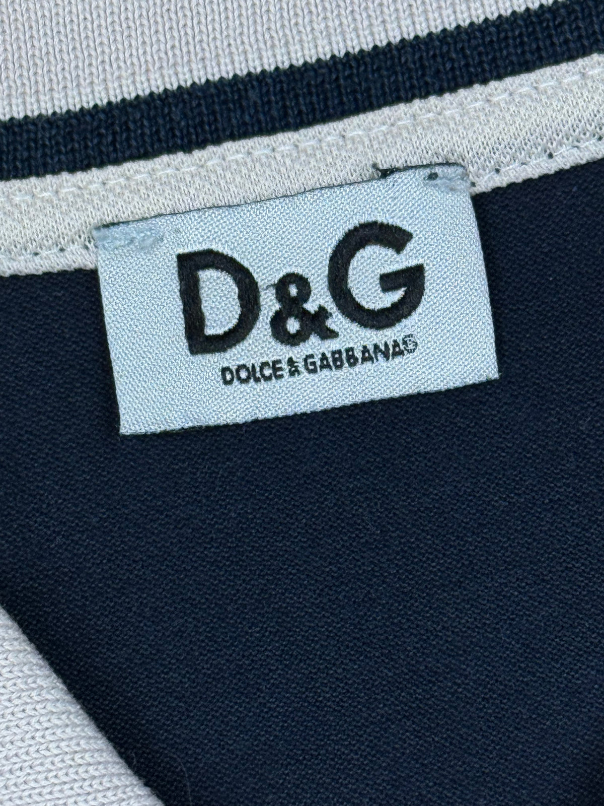 vintage navyblue Dolce & Gabbana polo
