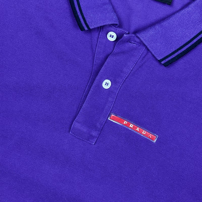 vintage purple Prada polo {L}