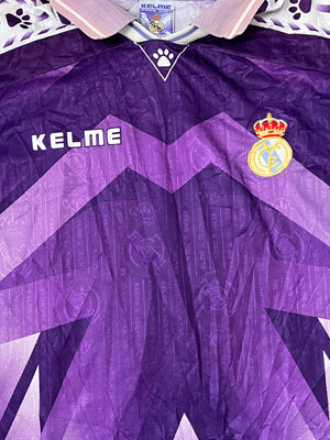 vintage Kelme Real Madrid 10 1996-1997 away jersey {M-L}