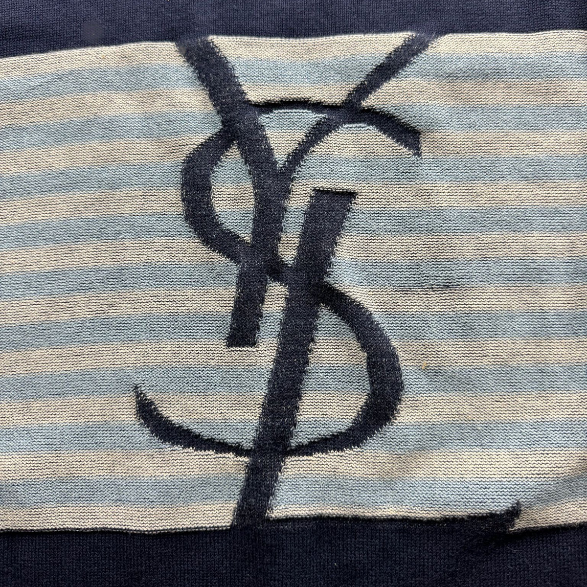vintage YSL Yves Saint Laurent knittedsweater {XL}
