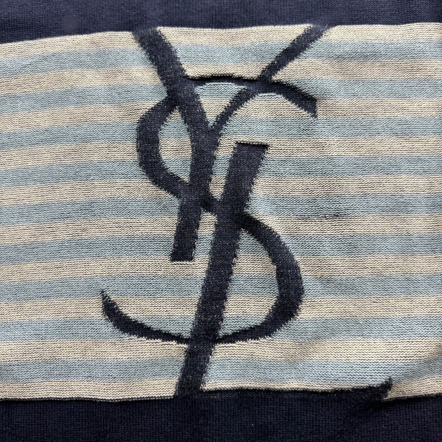 vintage YSL Yves Saint Laurent knittedsweater {XL}
