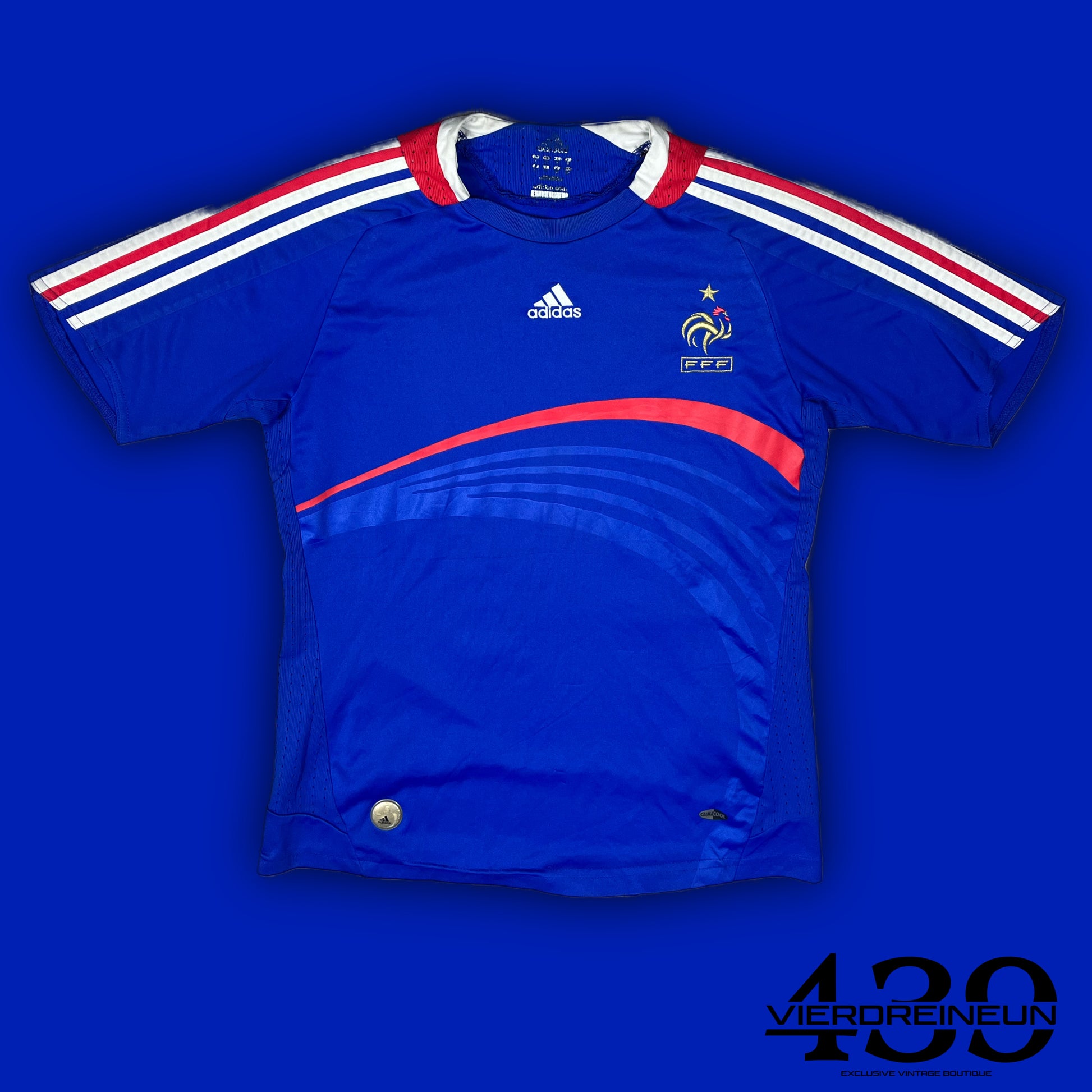 vintage Adidas France 2008 home jersey {XS}