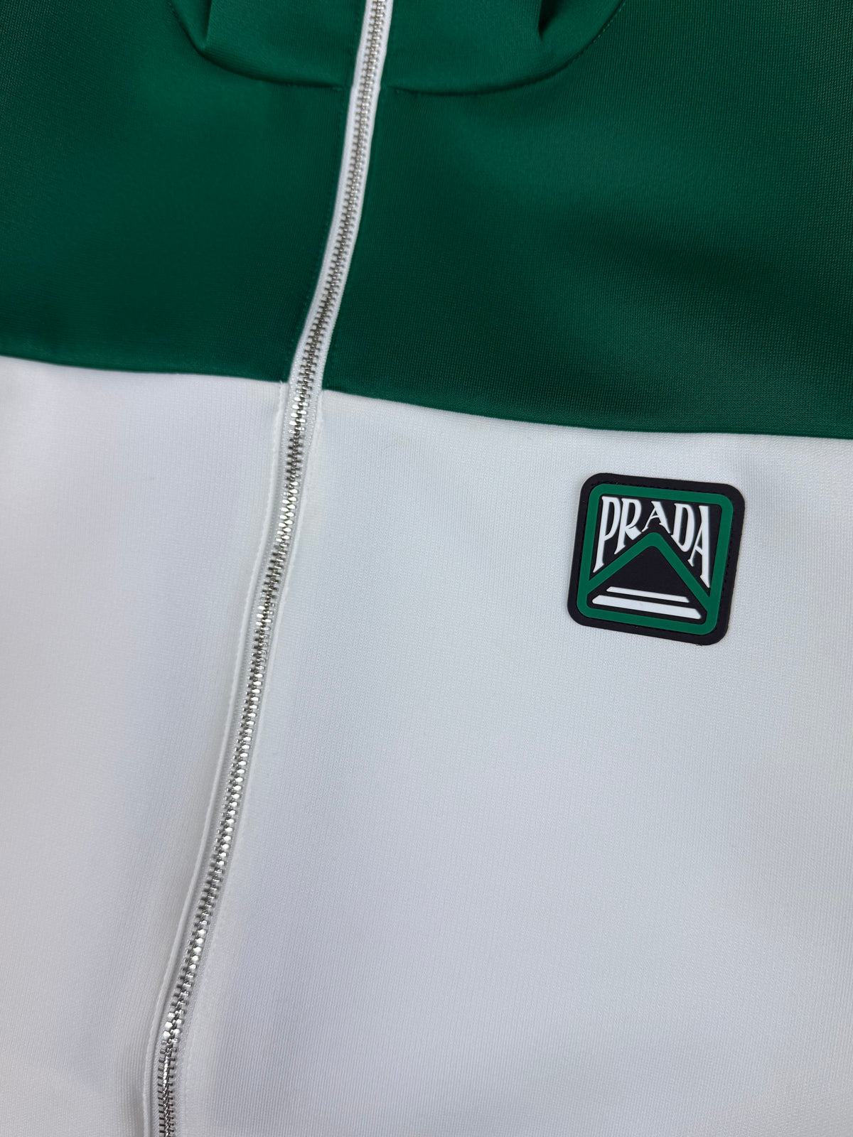 green Prada sweatjacket {S}