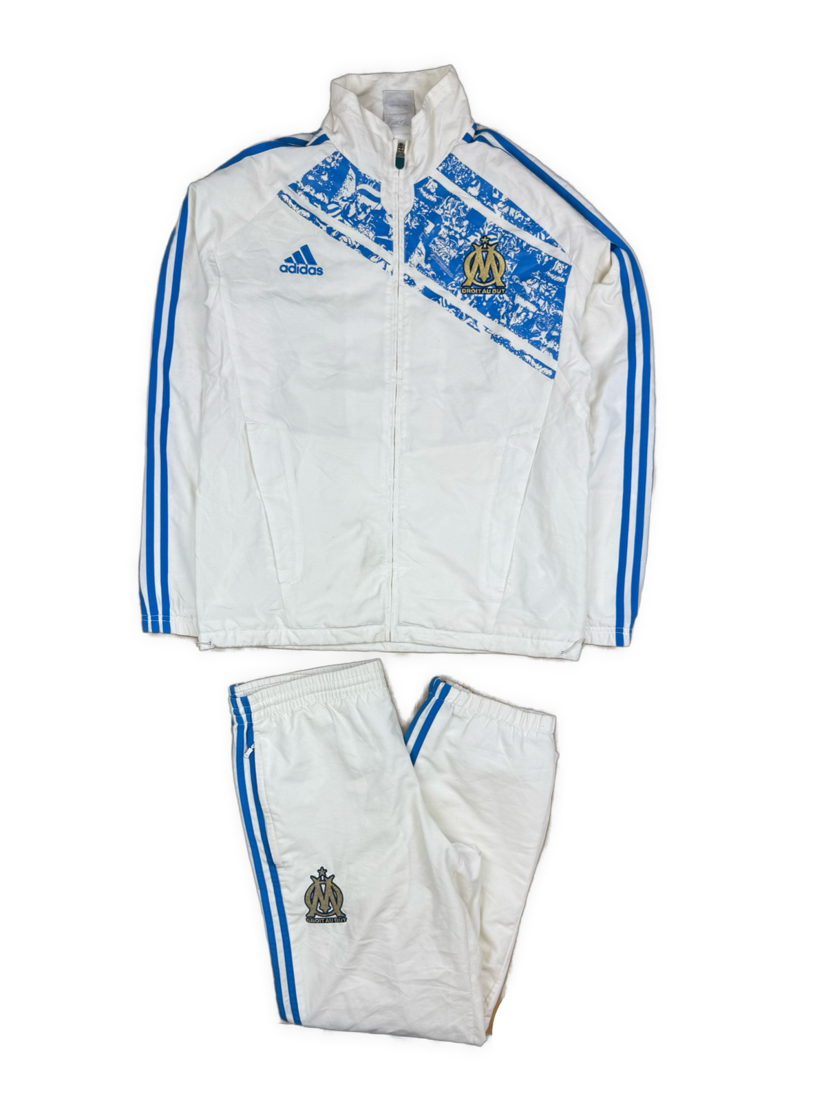 vintage Adidas Olympique Marseille tracksuit {L}