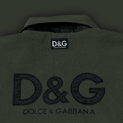 vintage reversible Dolce & Gabbana windbreaker/fleecejacket {M-L}