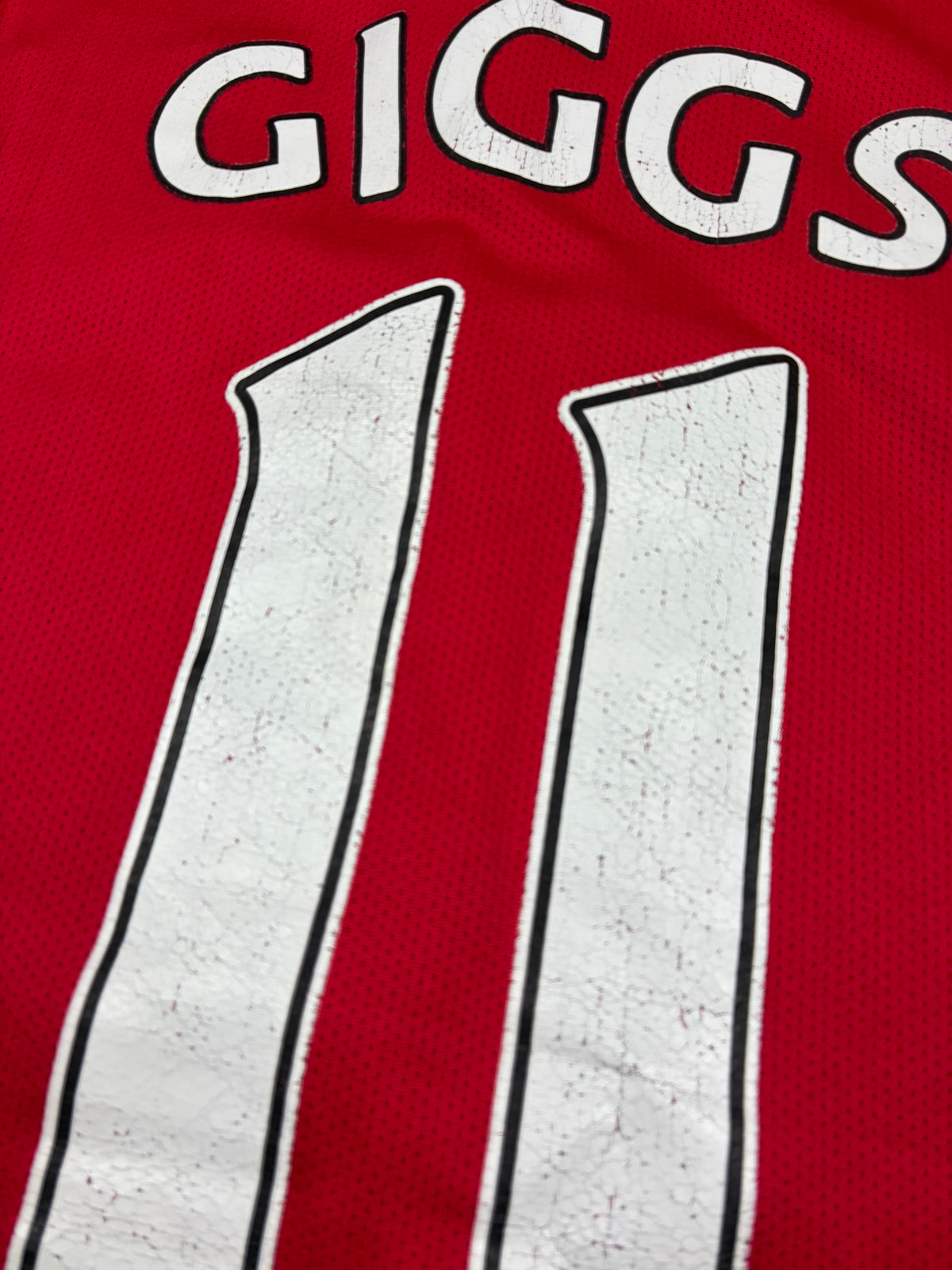 vintage Nike Manchester United GIGGS11 home jersey {XL}