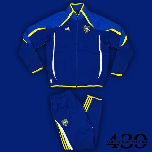blue Adidas Boca Juniors tracksuit {L}