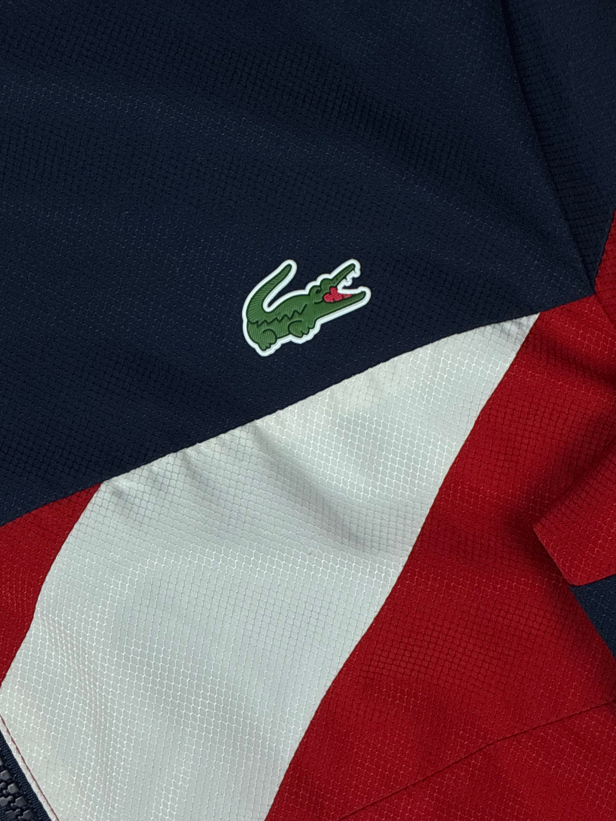 navyblue Lacoste windbreaker {S}