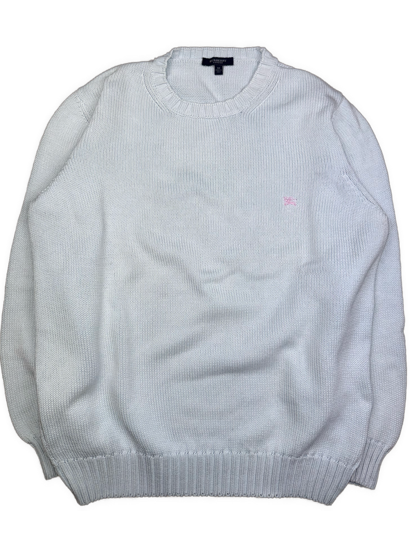 vintage light babyblue Burberry knittedsweater