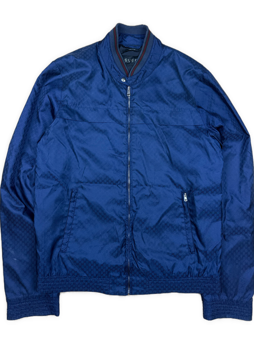 vintage navyblue Gucci monogram windbreaker