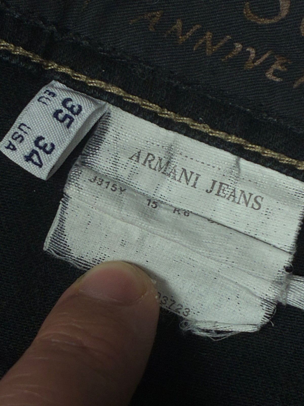 vintage Armani jeans {M}