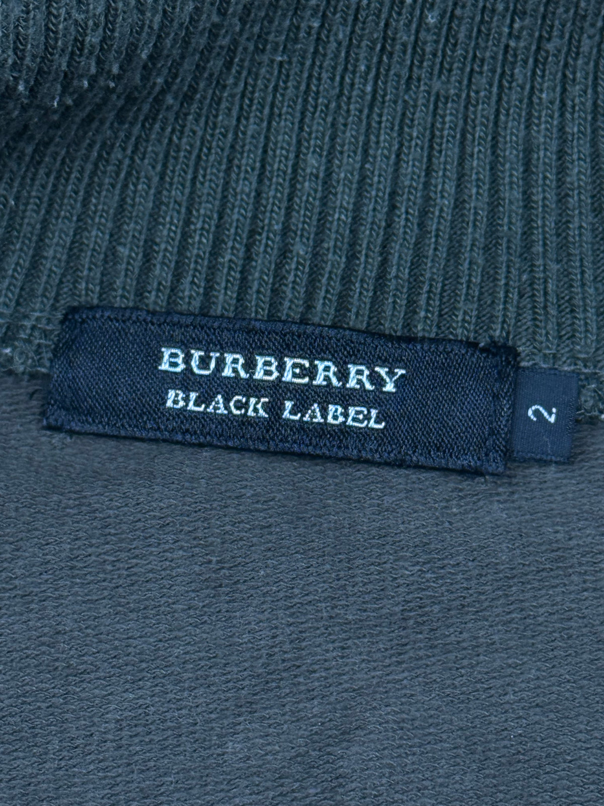 vintage Burberry Black Label sweatjacket {S}