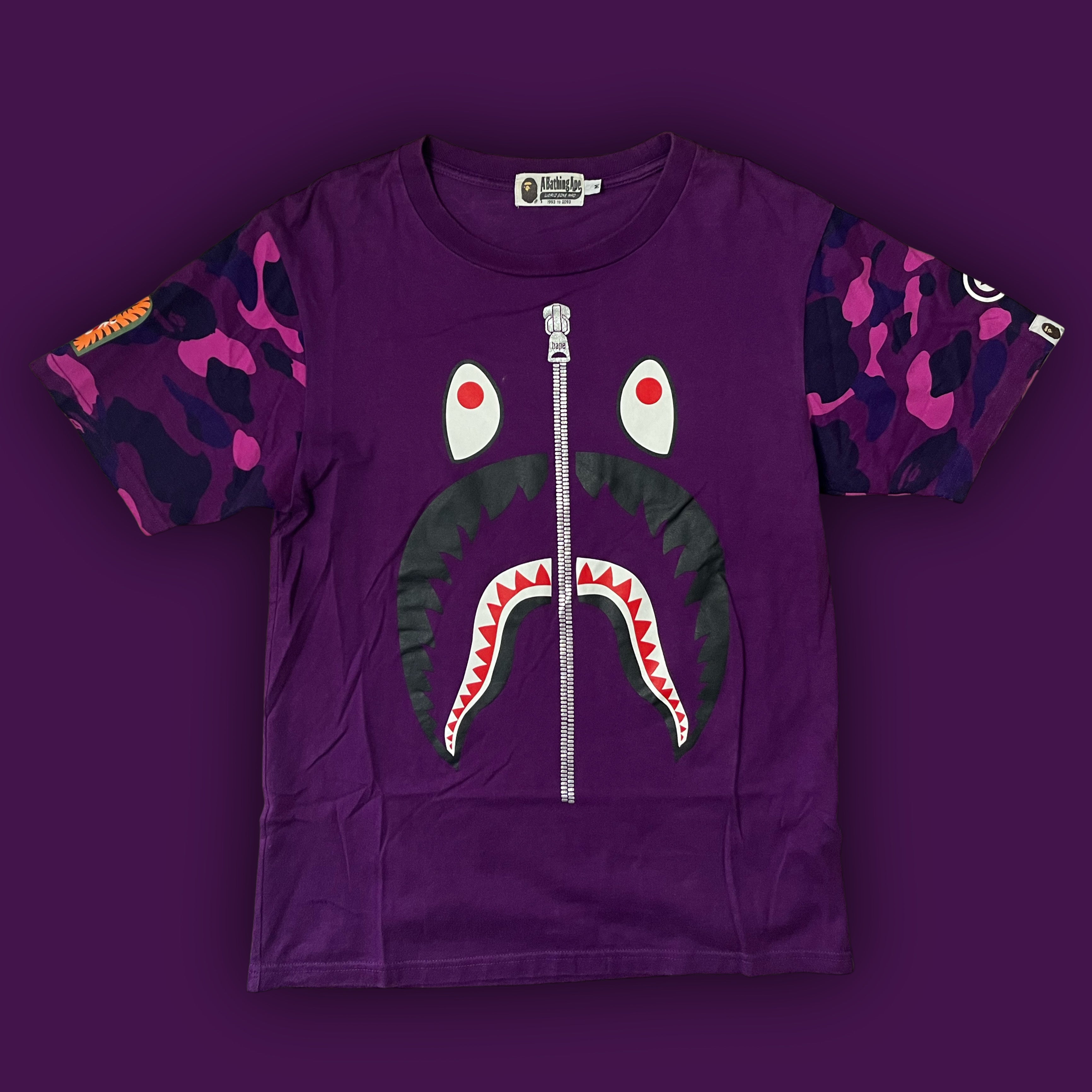 Bathing ape purple shirt best sale